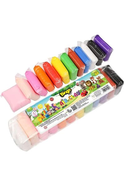 Bingo Air Dry Clay Kit - 12 Colors Ultra Light Clay, Safe & Non-Toxic Modelin...