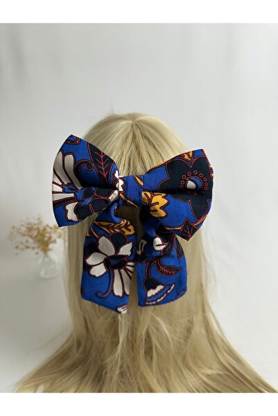 MegssStore مشبك تلقائي على شكل فيونكة منقوشة