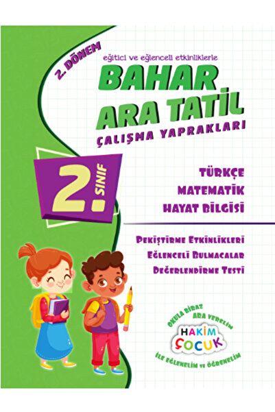 Hakim Yayınları HAKİM 2.Sınıf Bahar Tatil Kitabı - 2026
