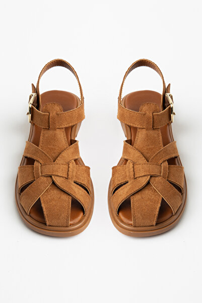 Entella Store Olive Γυναικείο λουράκι αστραγάλου Με αγκράφα Κλειστό μπροστά Σ...