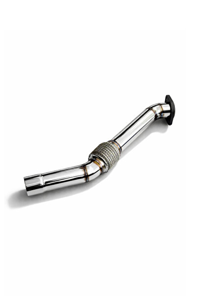 egzoz burada Bmw Dizel downpipe Egzoz Borusu Krom Sipralli E60-E87-E90-E91-E6...
