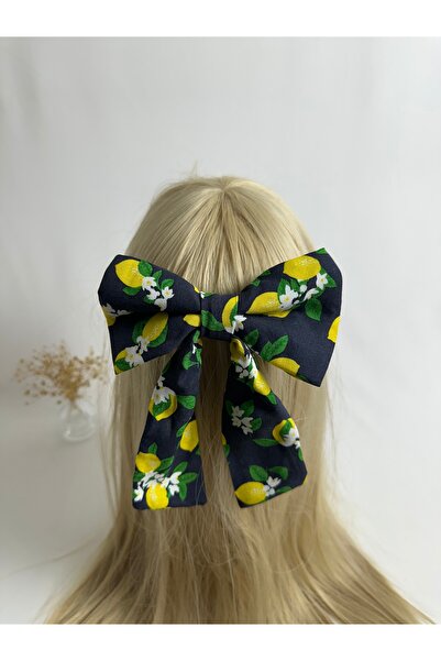 MegssStore مشبك تلقائي على شكل فيونكة منقوشة