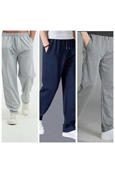 GOLSREY 3-Piece Men's Pants with Relaxed Cut and Comfortable Waist (Regenerat...