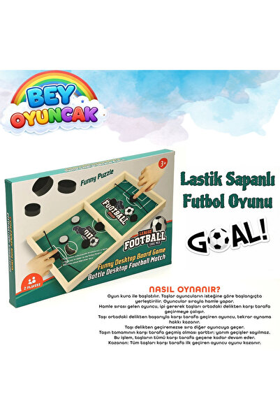 football Lastik Sapanlı Şut ve Gol Oyunu