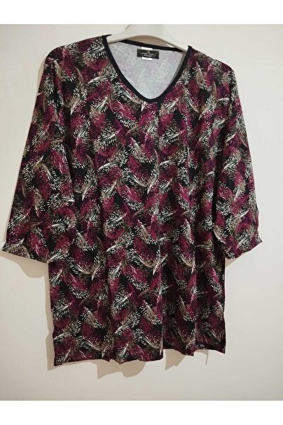 anne moda ankara Full Summer Capri Sleeve 95% Viscose Anti-Sweat Blouse