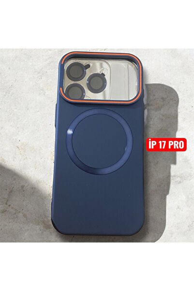 Iphone 17 Pro Compatible Magnesium Stand Cover Magsafe Hard Case + Camera Lens Protection .