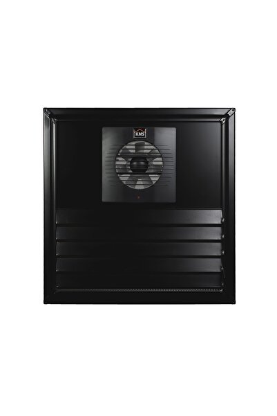 Alüminyum menfez 45x45 Alüminyum Yüzeysel Aspiratörlü 120'lik Menfez Mat Siyah