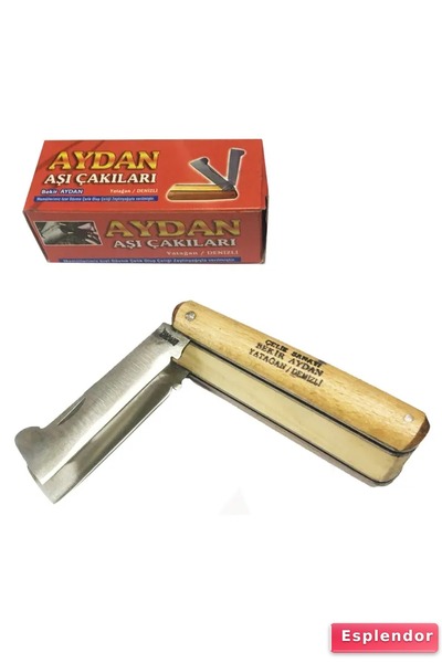 esplendor Eco Lounge Yatağan İkili Ceviz Aşı Çakı, Bıçağı - Ahşap Saplı