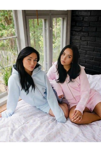 MuFuLu Fermuarlı Kapüşonlu Sweatshirt