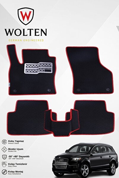 w wolten german engineered AUDİ-Q7-(2005-2015) İÇİN EVA İÇ PASPAS TAKIMI (MET...