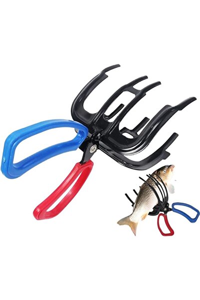 Magdeal Clește de pescuit cu clemă pentru controlul peștelui, 3 gheare, mâner...