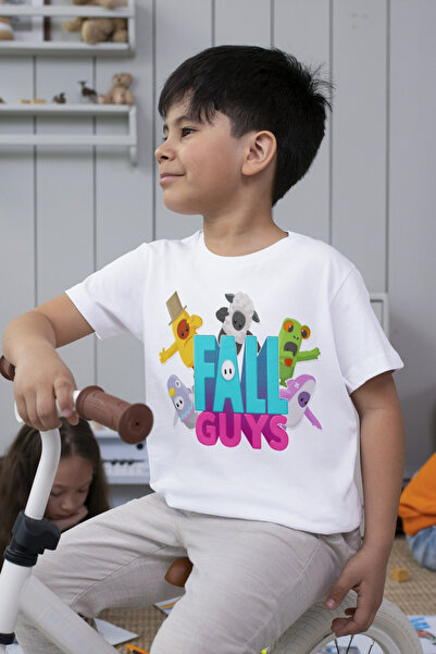 Texclusive Fall Guys Tshirt Unisex Cut Children's T-Shirt