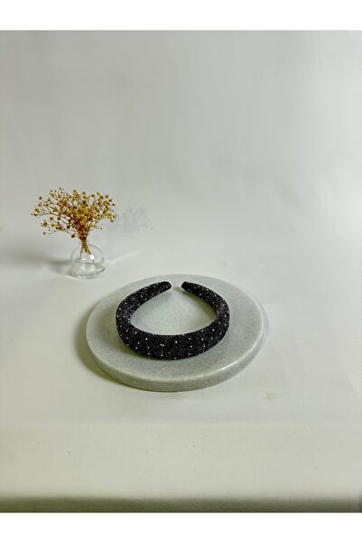 MegssStore Lilac Buzzy Stone Thin Curved Crown Headband