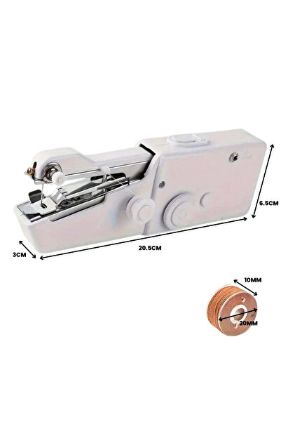 Magdeal Mașină de cusut portabilă manuală, compactă, pentru reparații rapide ...