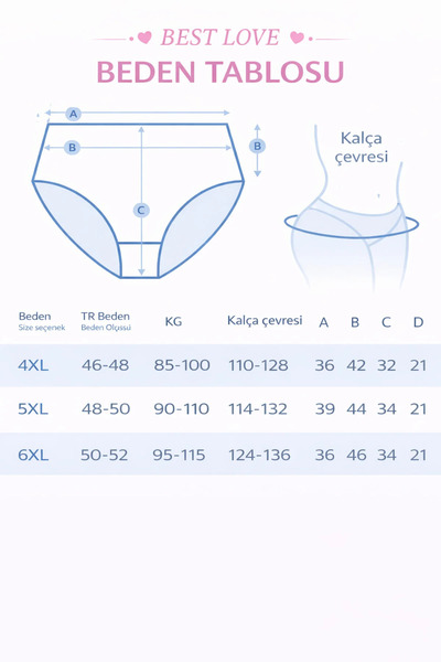 BEST LOVE Women's Panties, Women's Plus Size High Waist Bato Panties 3-Pack Mink Beige