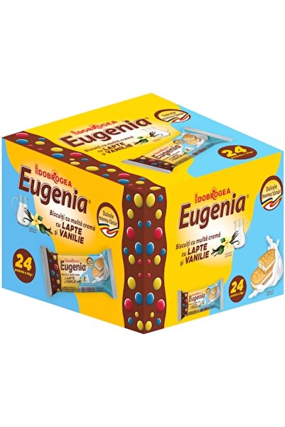 Dobrogea Eugenia Biscuits with Milk and Vanilla Cream 24x36g, 864g