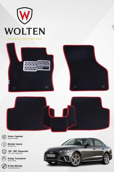 w wolten german engineered AUDİ-A4-SEDAN-(2016-sonrası) İÇİN EVA İÇ PASPAS TA...