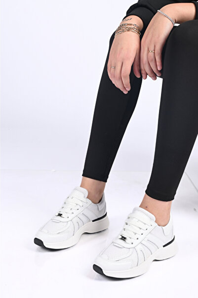 Bestello Lace-Up Thermo Sole Textile Genuine Leather Sneakers 338-7106 Women'...