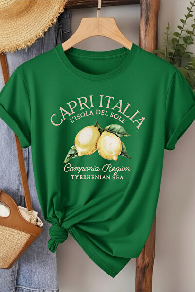l'eivor Capri Italy Printed Women's T-Shirt