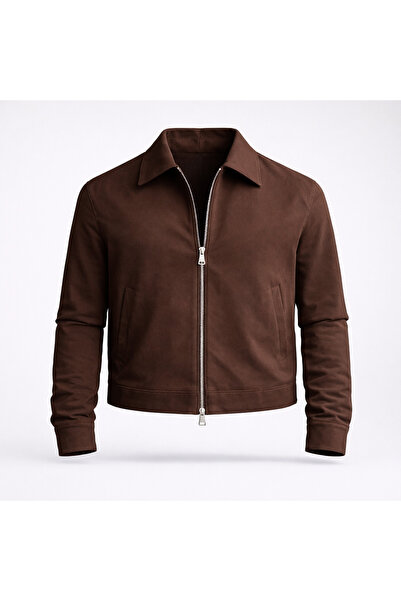 çerme Men's Relaxed Fit Zippered Transitional Jacket