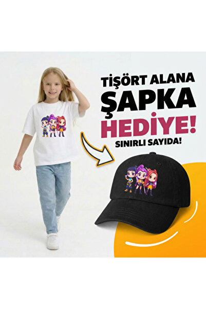 barsdepo HUNTRİX Baskılı Tişört – ŞAPKA Hediyeli Set | PREMİUM Kalite