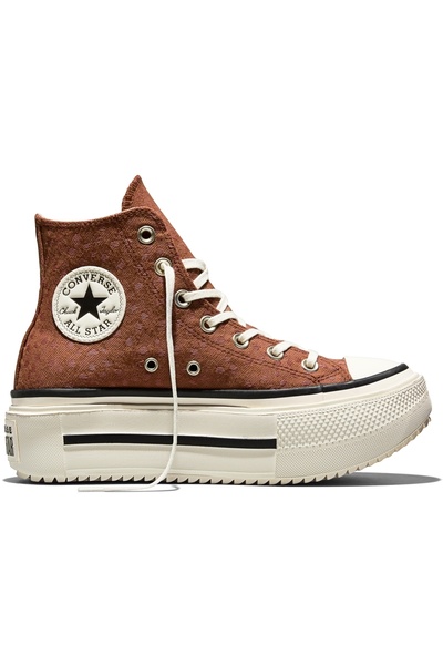 Converse Sneakers Ctas Double Stack, Brown, Unisex