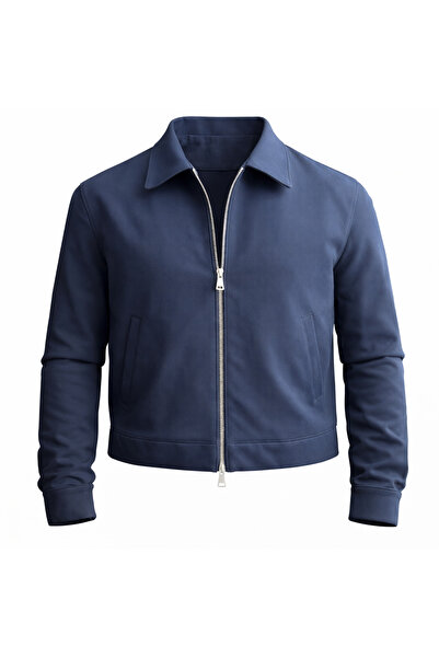 çerme Men's Relaxed Fit Zippered Transitional Jacket