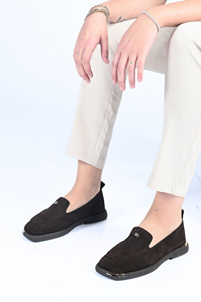 Bestello Laceless Buckle Detail Thermo Sole Genuine Leather Loafers 338-7086 ...