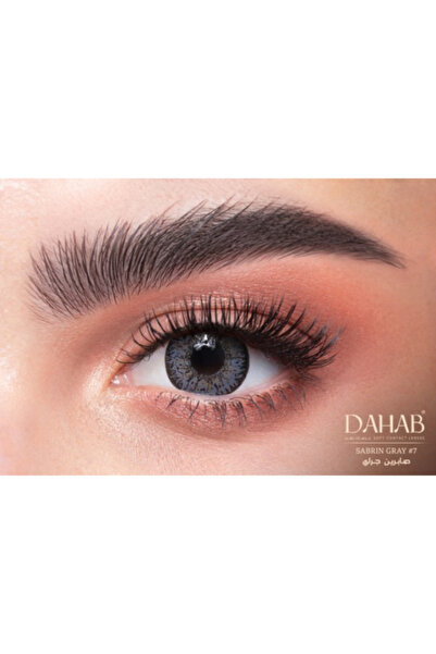 DAHAB Sabrin Gray 9 Months Disposable Contact Lenses, Colored Contact Lenses,...