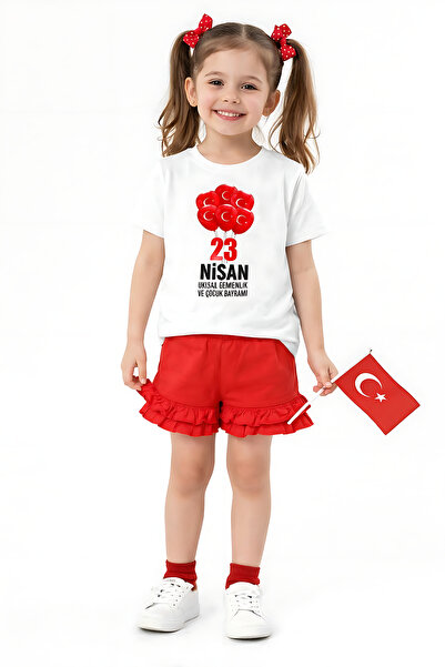 ArtYus April 23Rd Balon Printed Children's T-Shirt - National Sovereignty and...
