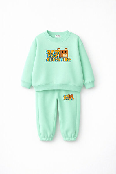 fasardi Super Bear Adventure Супер Ведмідь з принтом Oversize без шардону уні...