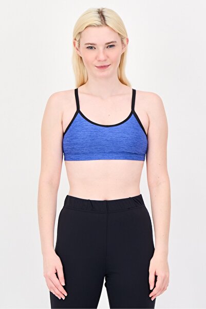 THE NORTH FACE Women Brand Logo Non-Padded Sports Bra, Blue
