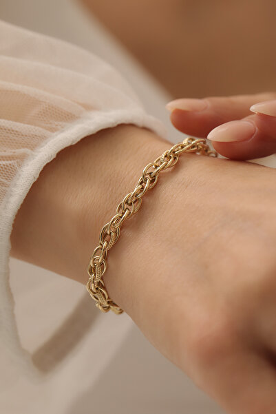 Kado Kuyumculuk 14 Ayar Altın İtalyan Sarmaşık Hallow Bileklik