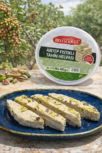 alifer helvacıoğlu Antep Fıstıklı Tahin Helvası