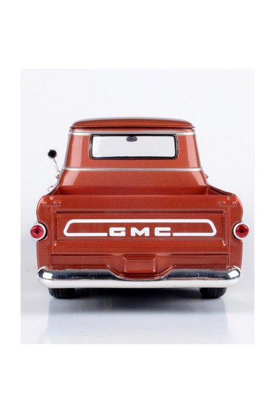 Motor Max مجموعة مقتنيات بمقياس 1/24 لسيارة جي إم سي 100 بيك أب موديل 1958 معدنية باللون البرتقالي