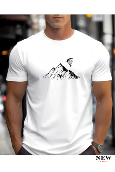 sor sign Mountain Printed loose fit t-shirt