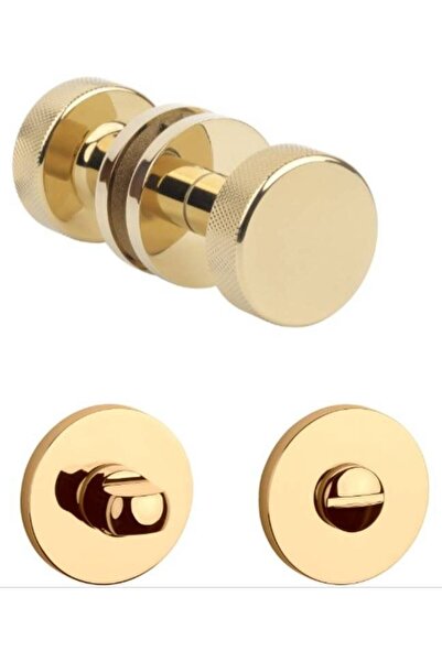 THG Butoane mobile TIME (TUJA) subțiri, aurii lucioase, cu rozetă WC