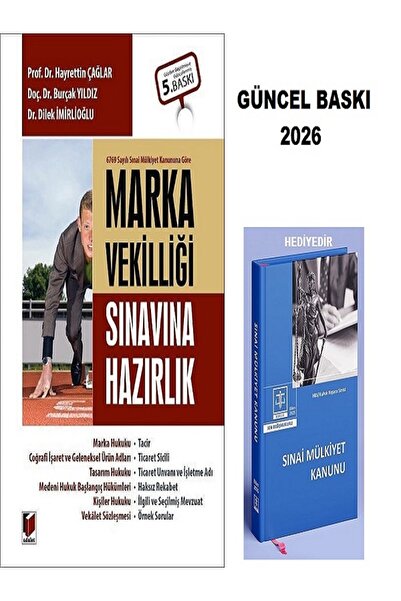 Adalet Yayınevi Marka Vekilliği Sınavına Hazırlık Hayrettin Çağlar (SİNAİ CEP...
