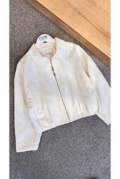 Bonneluit.co Kadın etnik desen bomber ceket