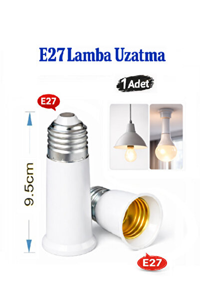 Vwin Lamba / Duy Uzatıcı, Ampulü 9.5 Cm Uzatır, E27 To E27, 1 Adet