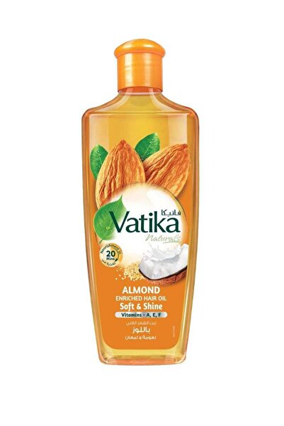 Vatika Naturals Naturals Almond Enriched Hair Oil, Softens And Shines 200ml