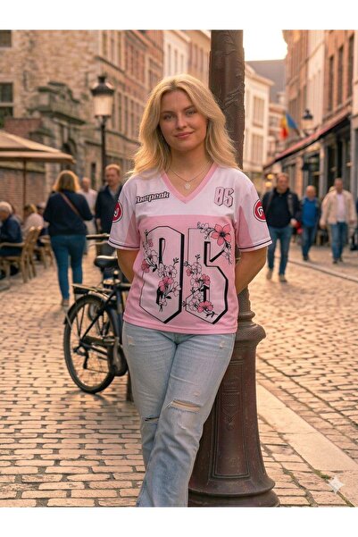 Minga London Açık Pembe Anepeok 05 Detail Unisex Jersey Forma