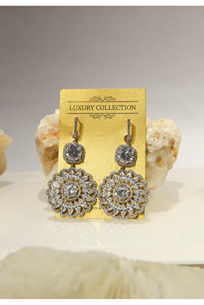 CHARM Crystal Rosette Earrings – Flower of Light