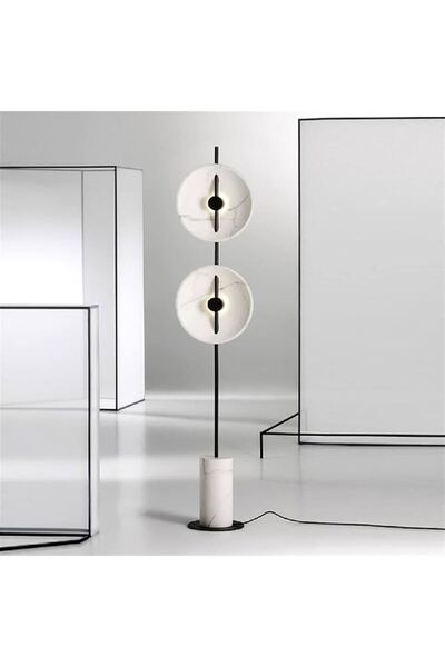 VİSENTE HOME modern lambader mermer tabanlı