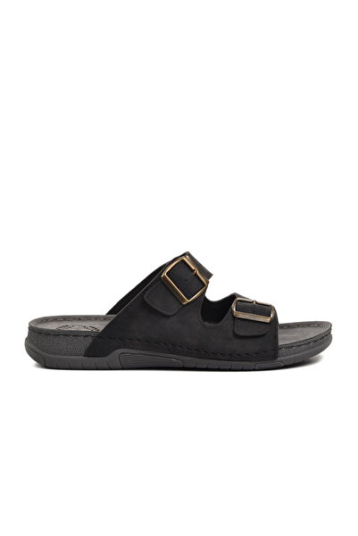 Aspor Black Men's Slippers
