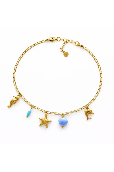 CHARMLUCKY Steel Charm Anklet