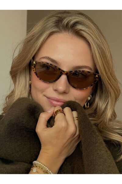 funeyes نظارات شمسية زوريه ليوبارد من الأسيتات 46 إيكارتمان متينة للوجوه الصغيرة