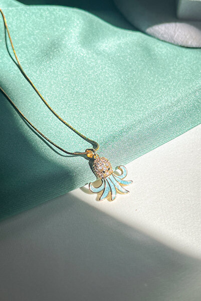 Berilya Aksesuar Zircon Stone Octopus Necklace