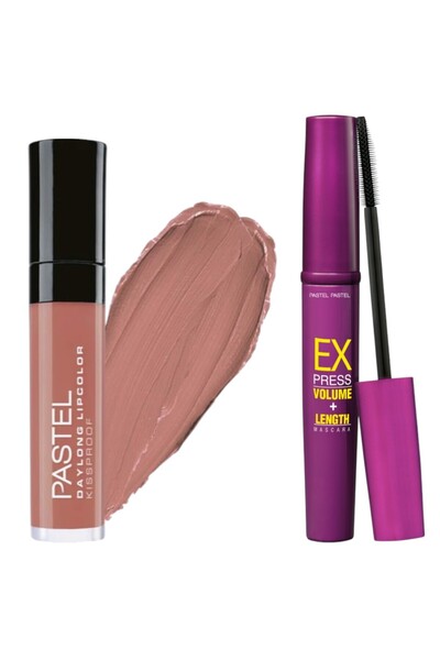 Pastel Daylong Lipcolor Kissproof - Likit Mat Ruj 42 + Express Volume + Lengt...