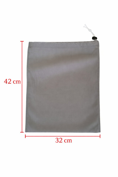 Textia Home 3'lü Ayakkabı Çantası Büzgülü Ayakkabı Torbası Seyahat Organizeri 42x32 cm